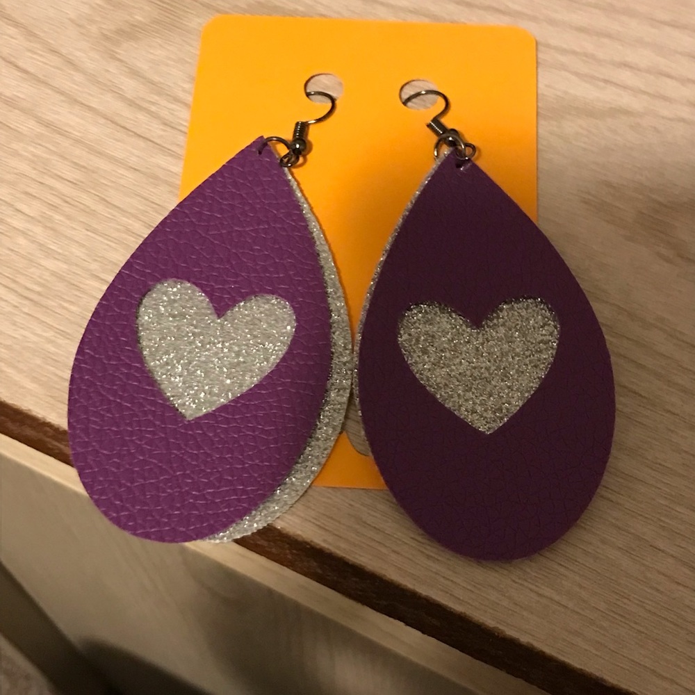 Faux leather earring bundle 🎉